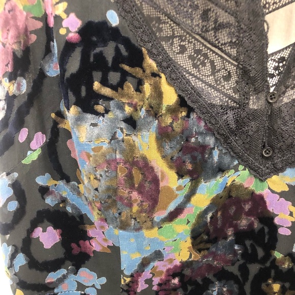 Free people velvet metallic dress - Picture 4 of 5